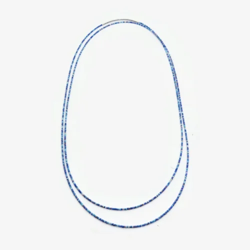 Double Layer Blue Miyuki Necklace