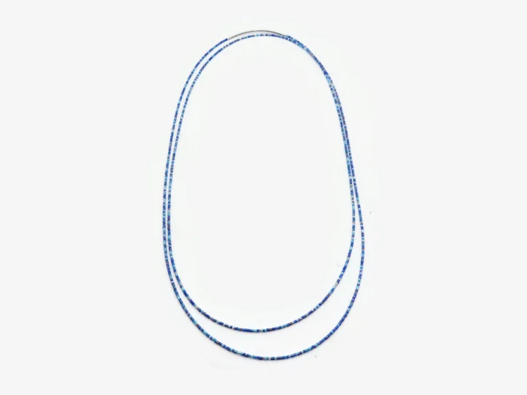 Double Layer Blue Miyuki Necklace