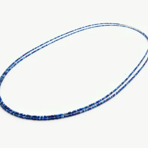 Double Layer Blue Miyuki Necklace