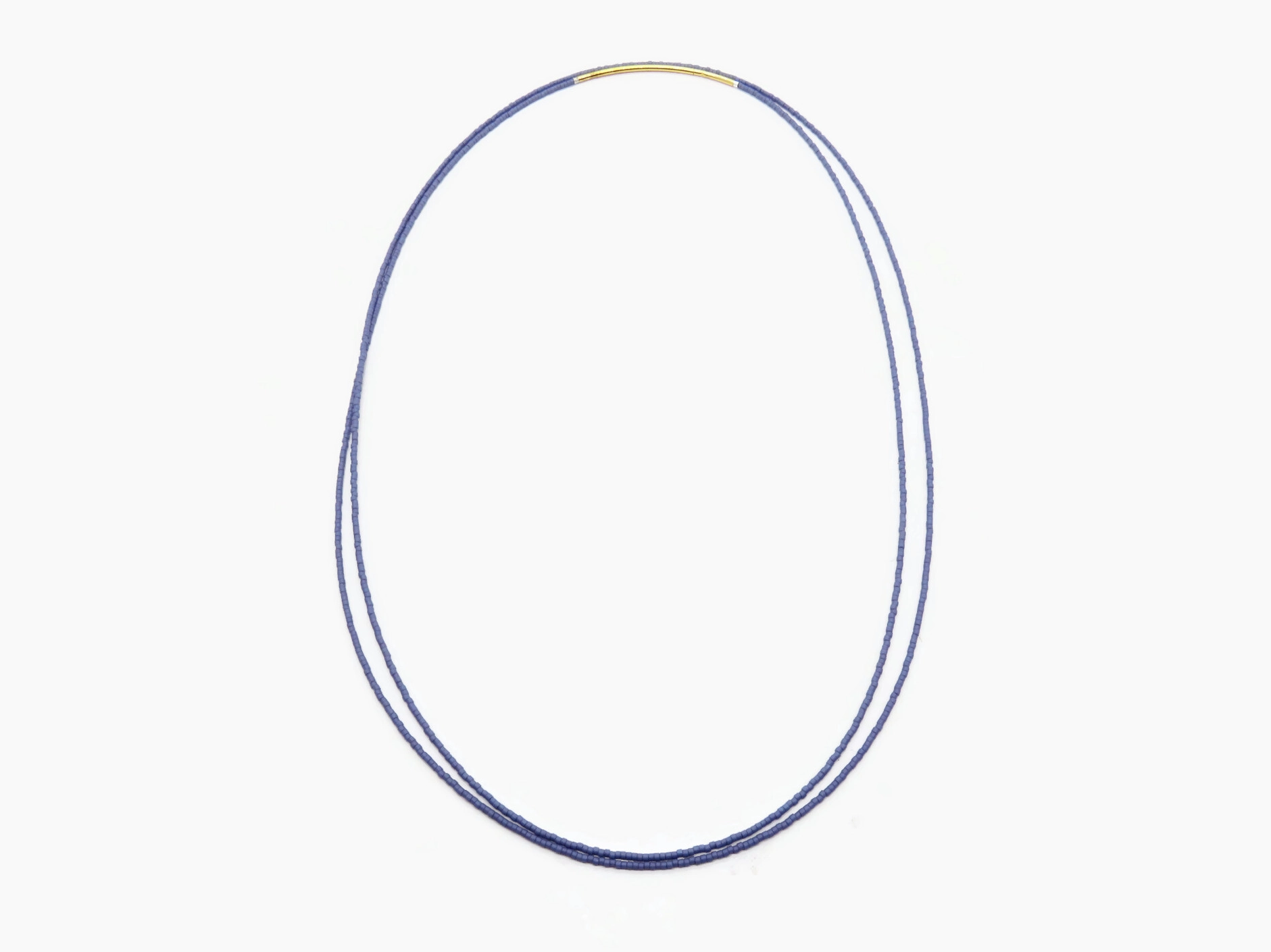Double Layer Lavender Miyuki Necklace