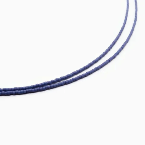 Double Layer Lavender Miyuki Necklace