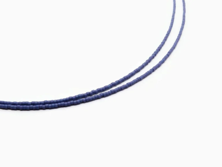 Double Layer Lavender Miyuki Necklace