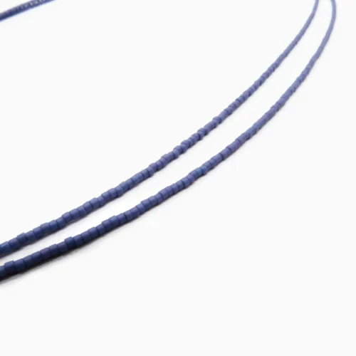 Double Layer Lavender Miyuki Necklace