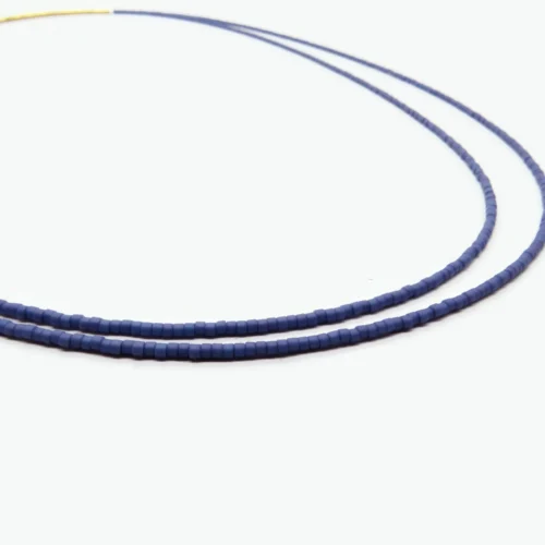 Double Layer Lavender Miyuki Necklace