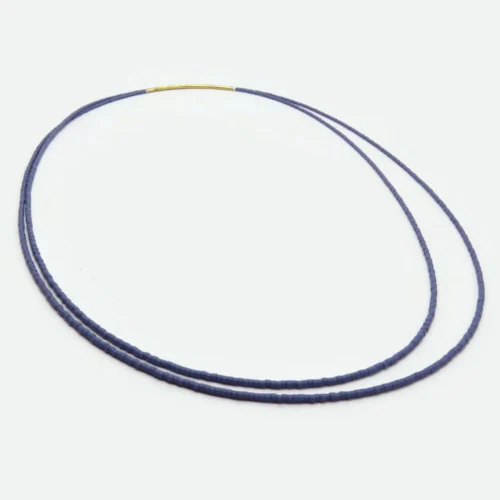 Double Layer Lavender Miyuki Necklace