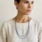 Double Layer Blue Miyuki Necklace